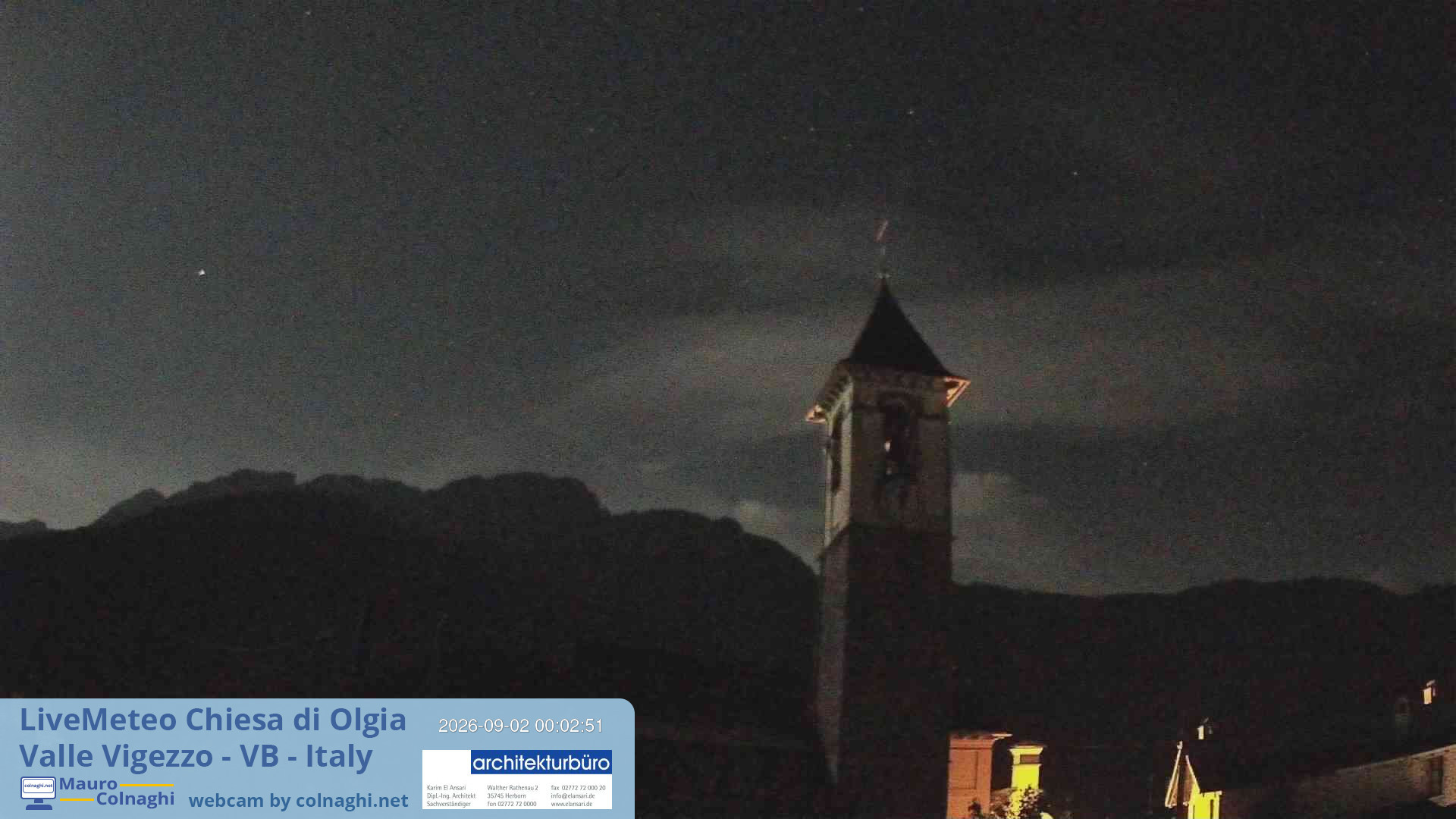 time-lapse frame, Olgia webcam