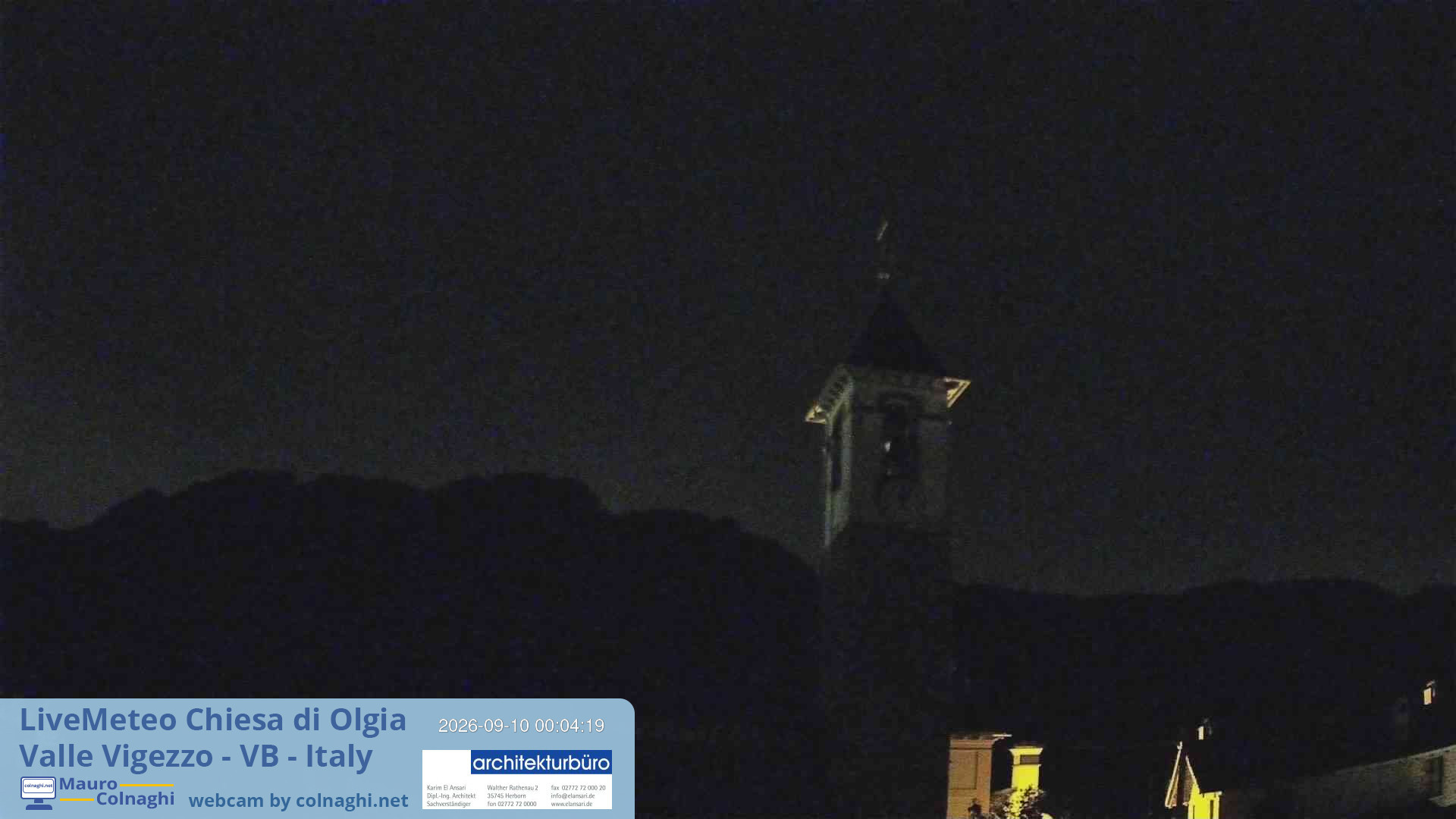 time-lapse frame, Olgia webcam