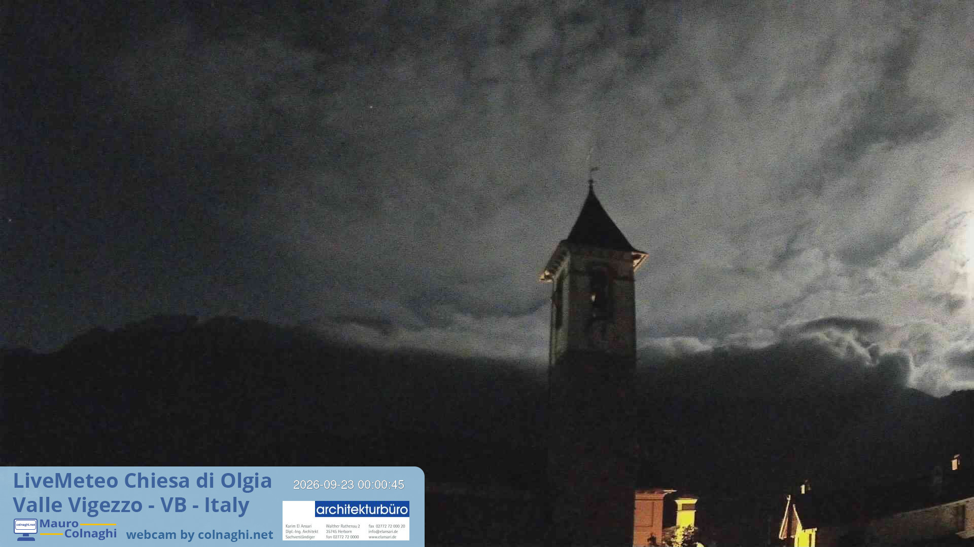 time-lapse frame, Olgia webcam