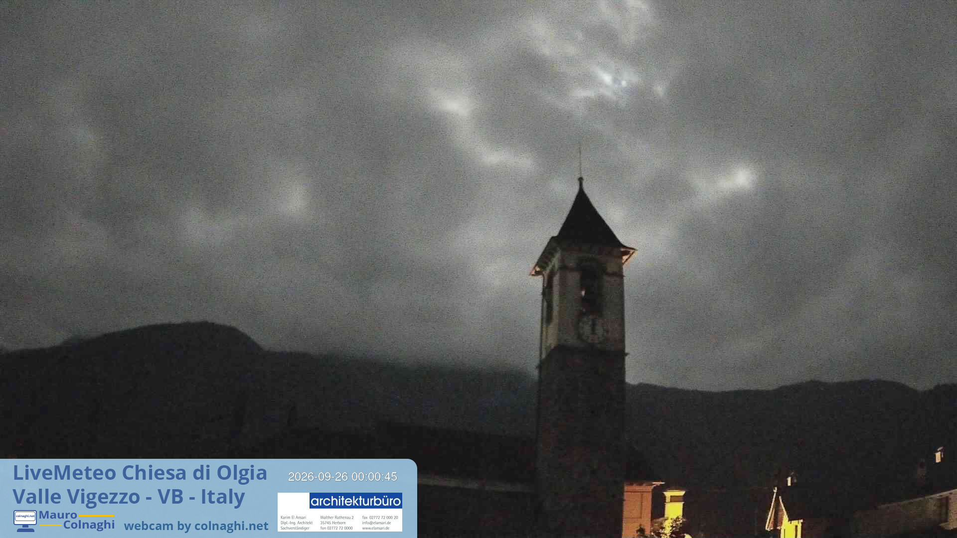 time-lapse frame, Olgia webcam