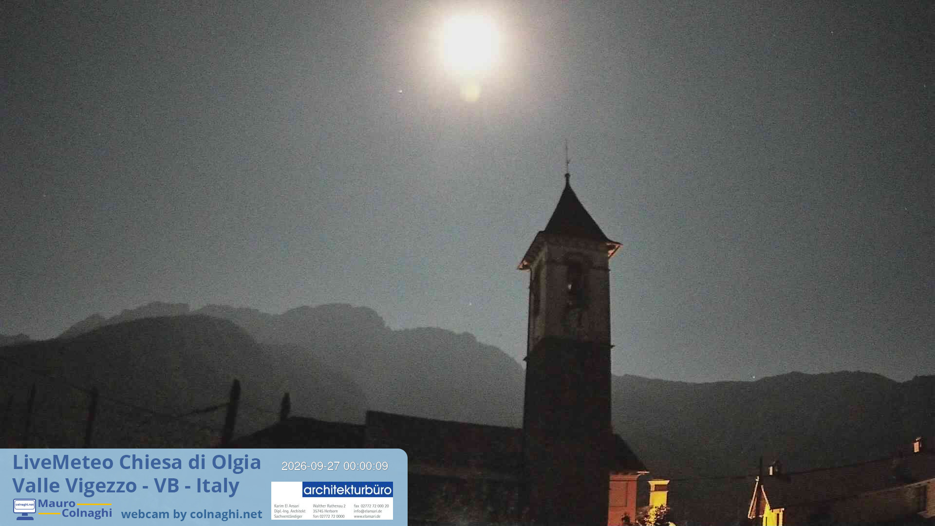 time-lapse frame, Olgia webcam