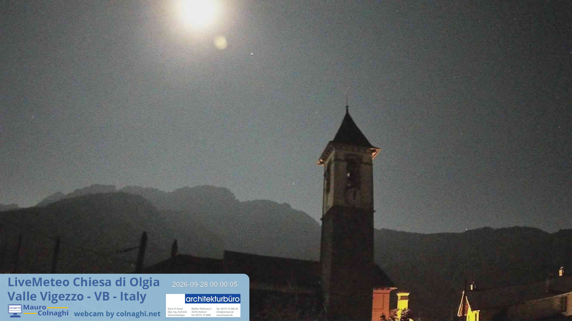 time-lapse frame, Olgia webcam