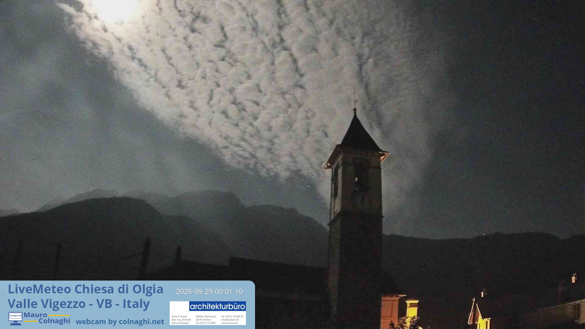 time-lapse frame, Olgia webcam