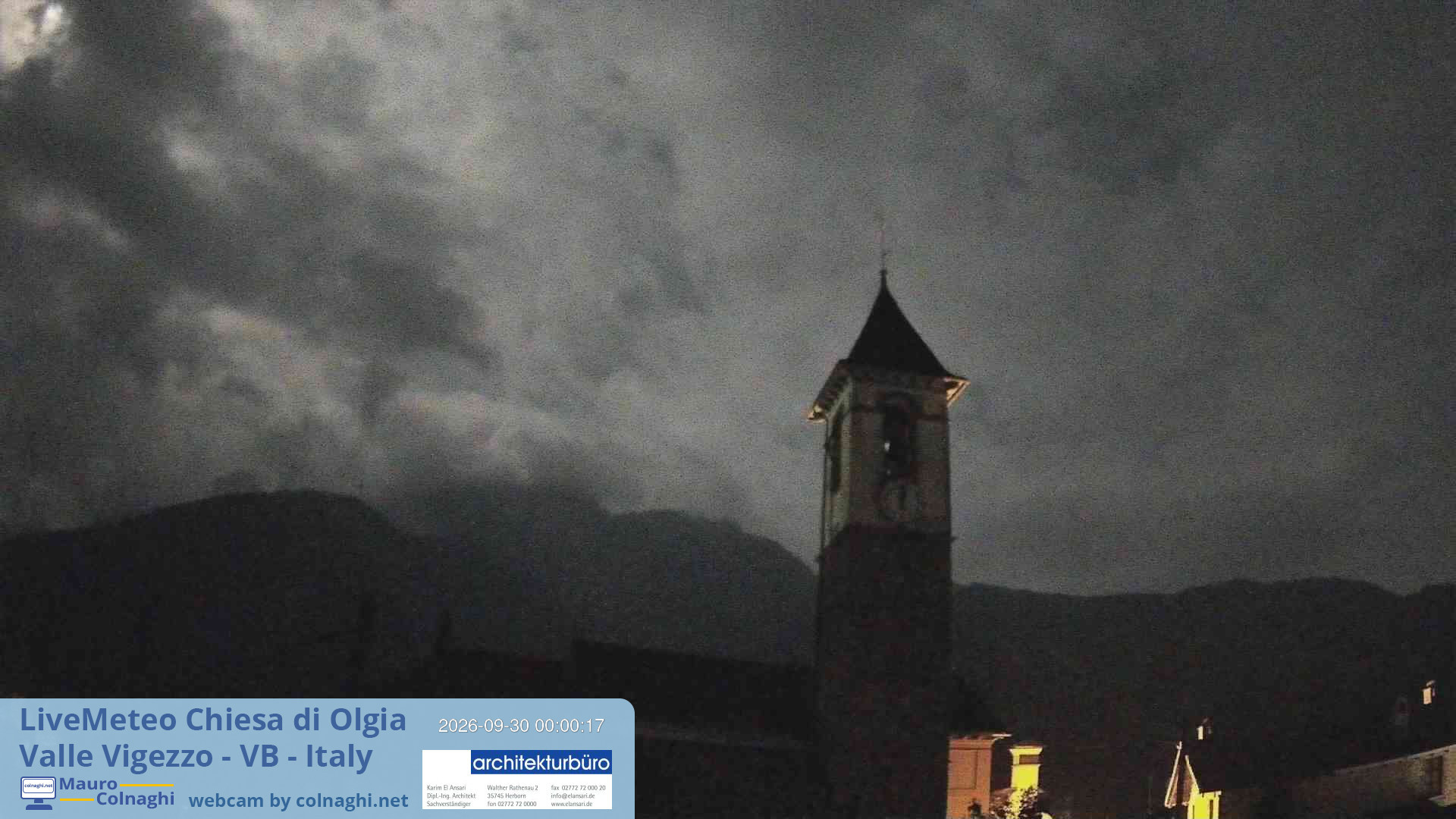 time-lapse frame, Olgia webcam