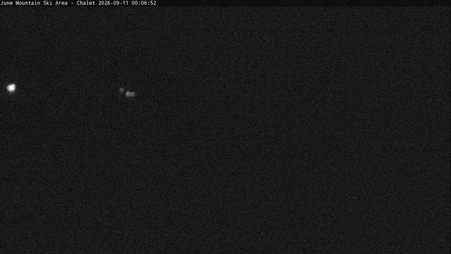 time-lapse frame, Mammoth June Meadows Chalet webcam