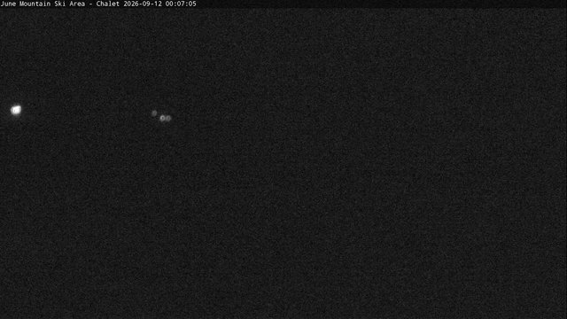 time-lapse frame, Mammoth June Meadows Chalet webcam
