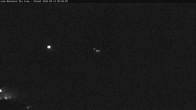 time-lapse frame, Mammoth June Meadows Chalet webcam