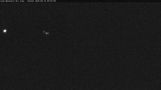 time-lapse frame, Mammoth June Meadows Chalet webcam
