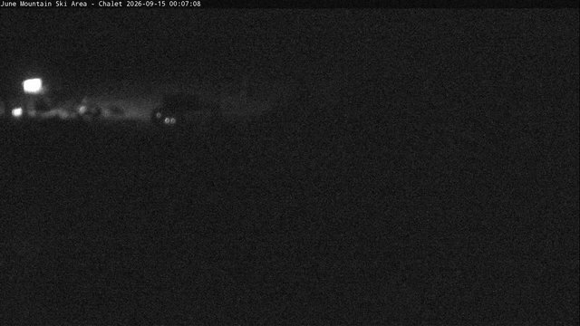 time-lapse frame, Mammoth June Meadows Chalet webcam