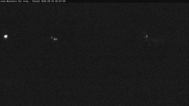 time-lapse frame, Mammoth June Meadows Chalet webcam