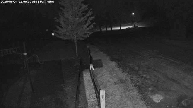 time-lapse frame, Inlet Fern Park Sledding webcam