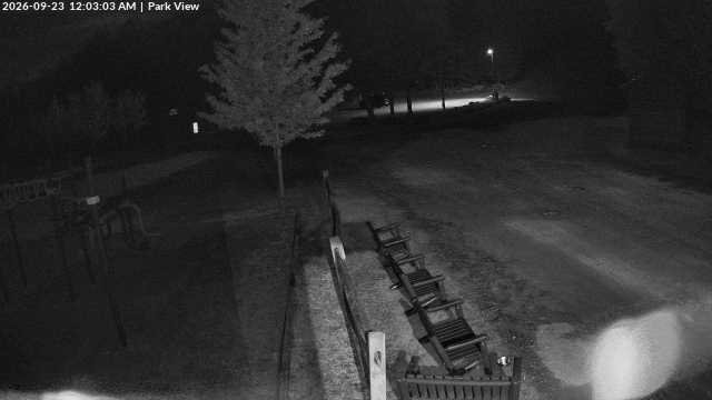 time-lapse frame, Inlet Fern Park Sledding webcam