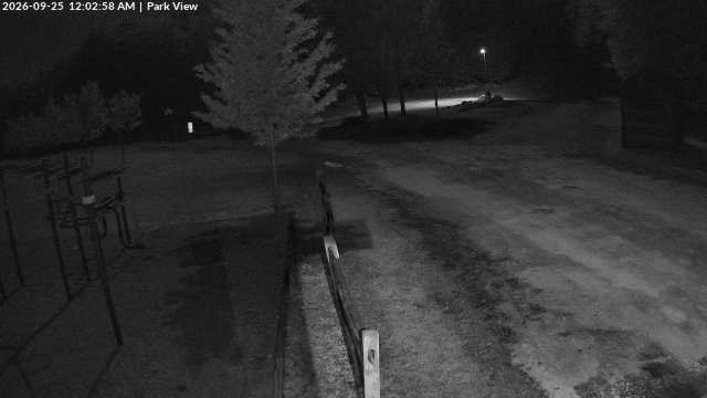 time-lapse frame, Inlet Fern Park Sledding webcam
