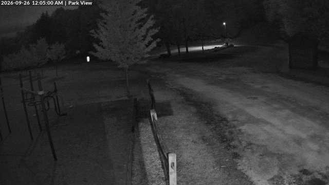 time-lapse frame, Inlet Fern Park Sledding webcam