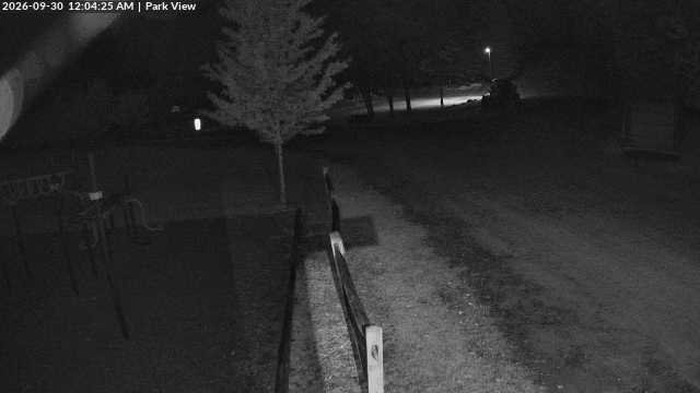 time-lapse frame, Inlet Fern Park Sledding webcam