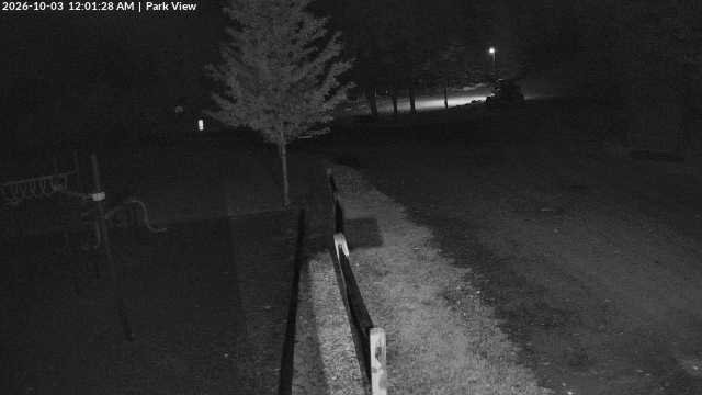 time-lapse frame, Inlet Fern Park Sledding webcam
