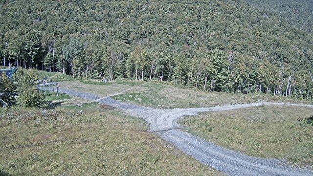 view from Sugarbush Heaven's Gate Lift on 2026-09-12