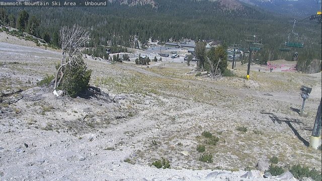 view from Mammoth Chair 6 on 2026-09-15