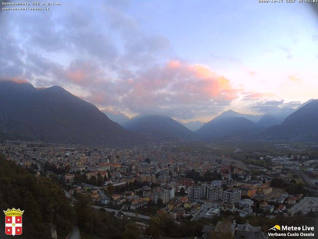 time-lapse frame, Domodossola webcam