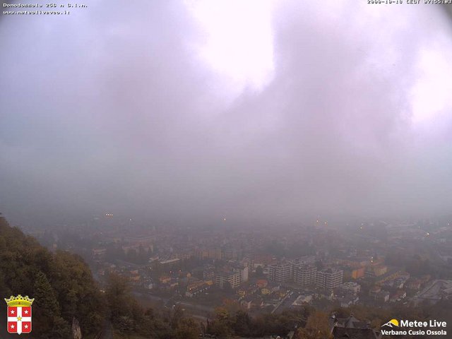 time-lapse frame, Domodossola webcam
