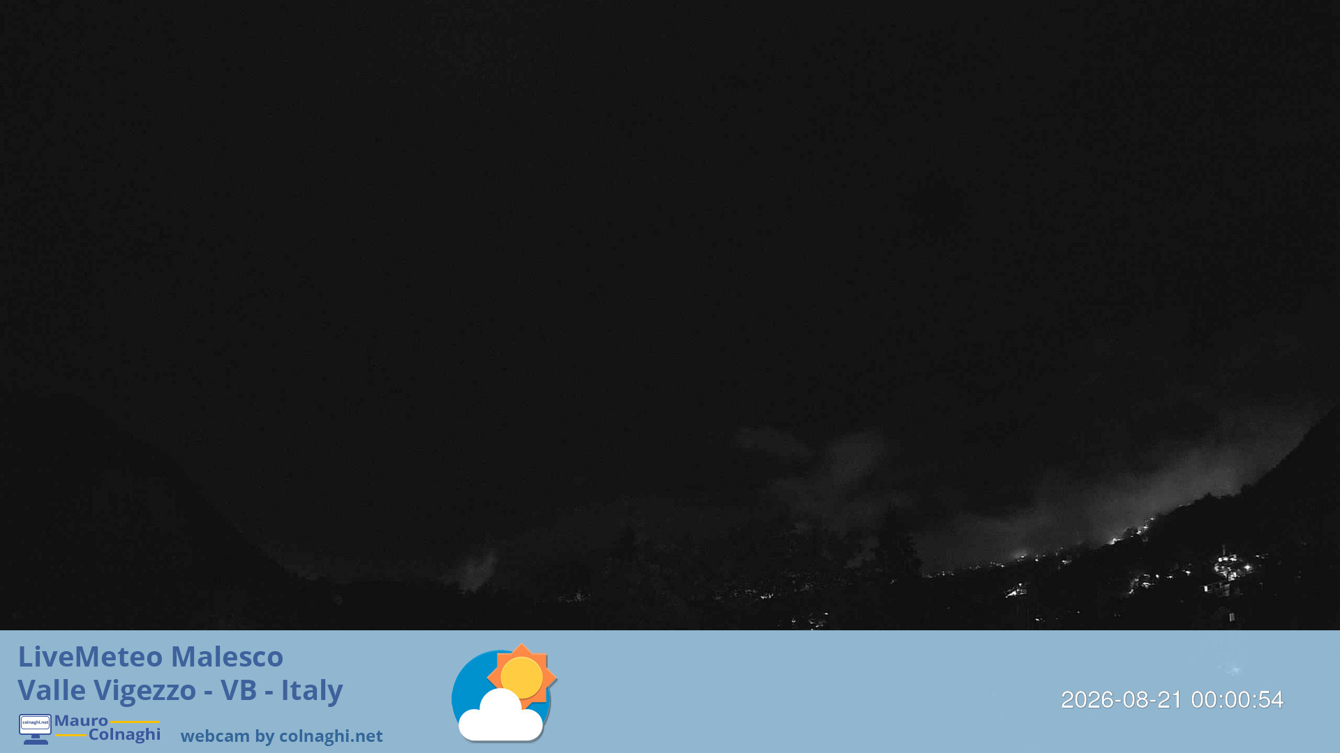 time-lapse frame, Malesco 2 webcam