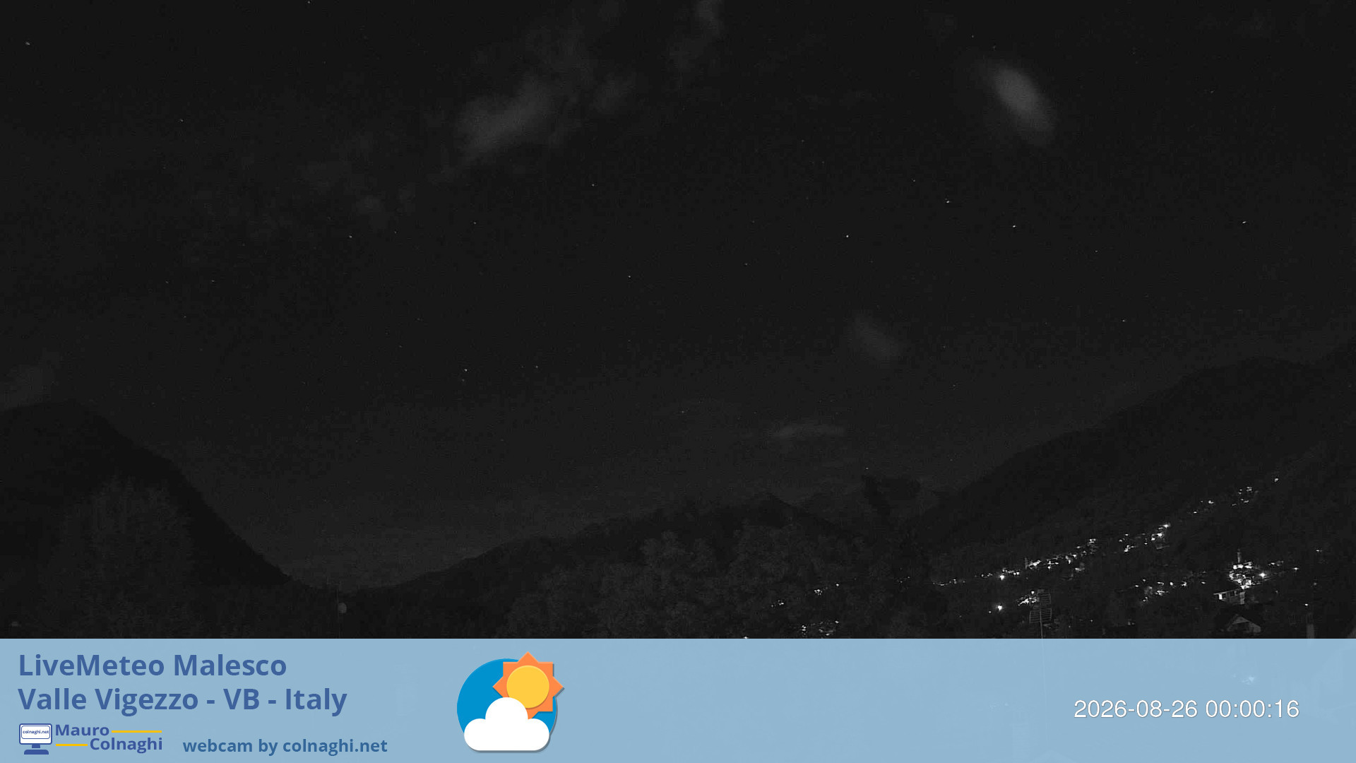 time-lapse frame, Malesco 2 webcam