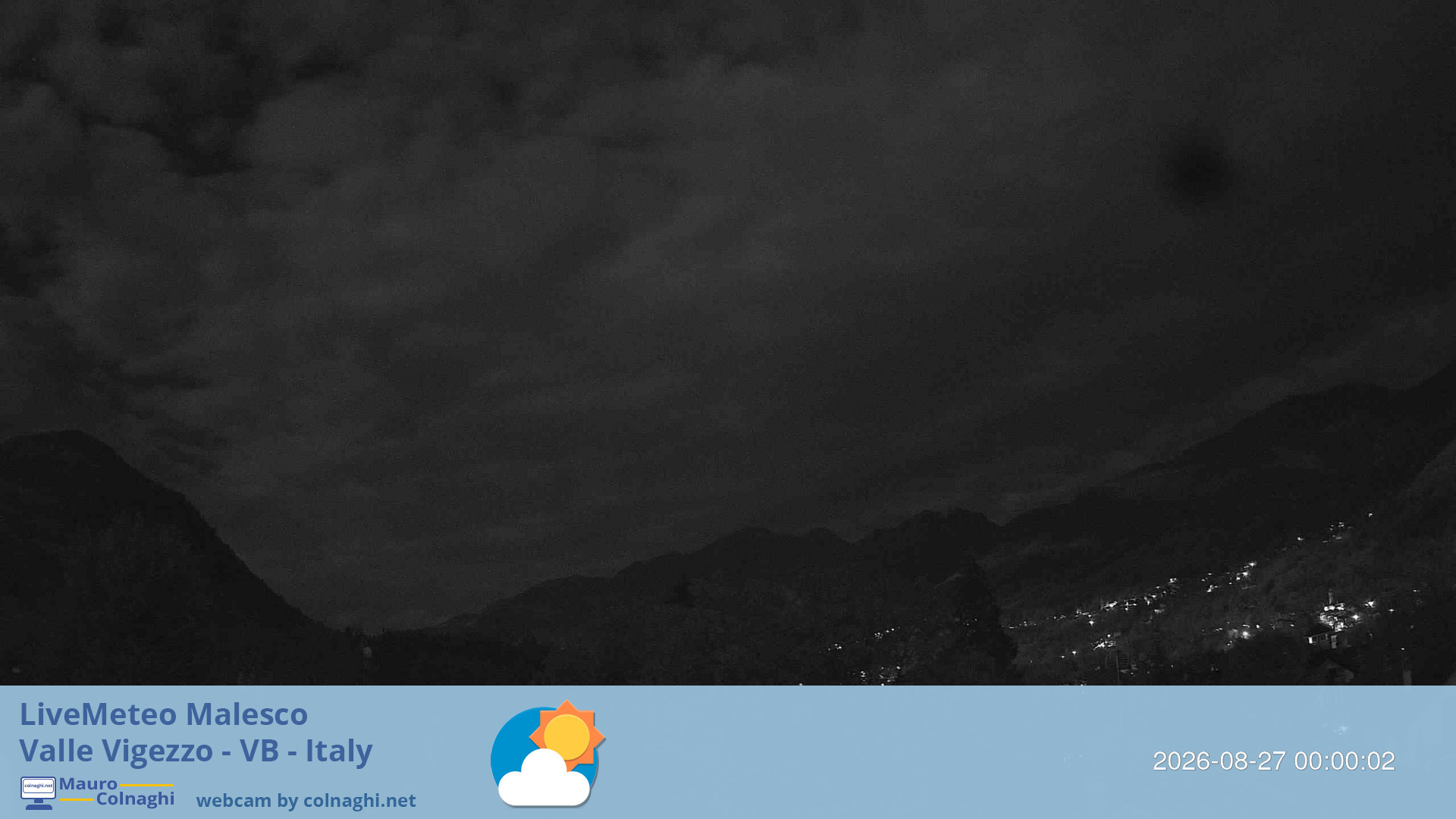 time-lapse frame, Malesco 2 webcam