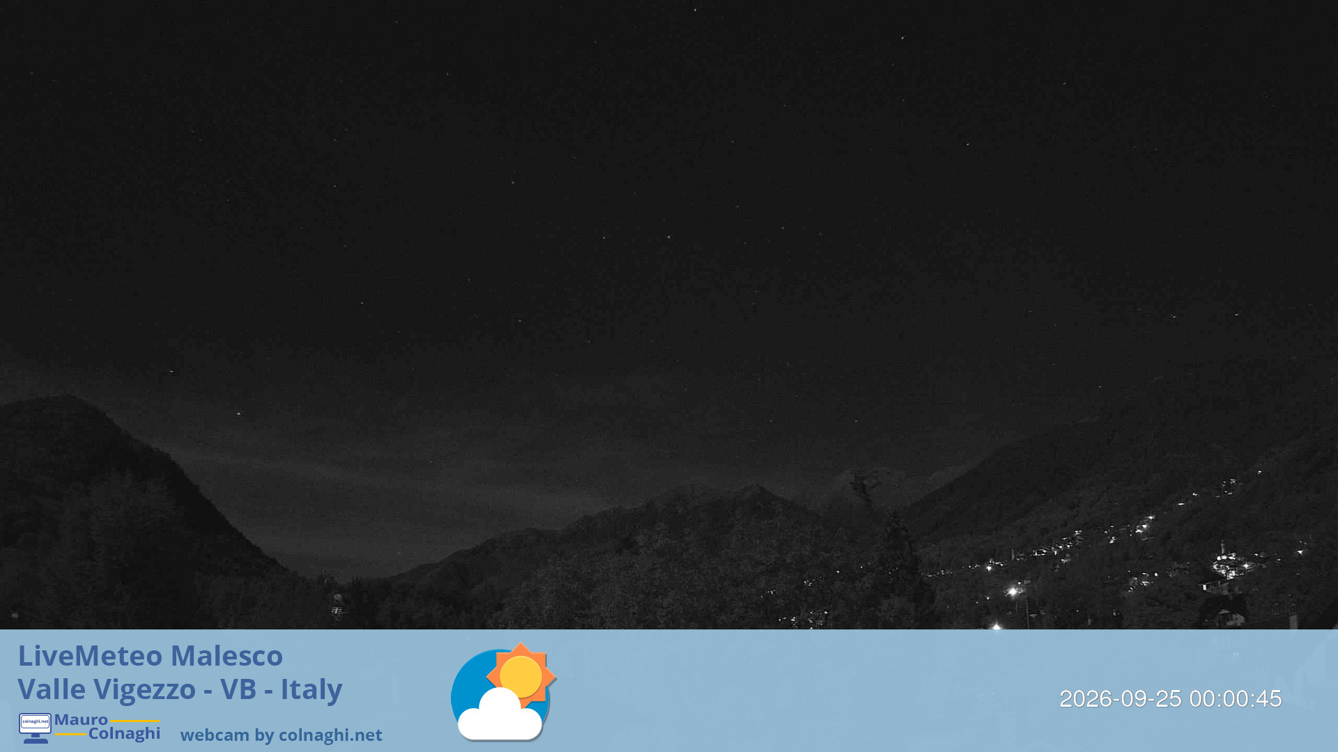 time-lapse frame, Malesco 2 webcam