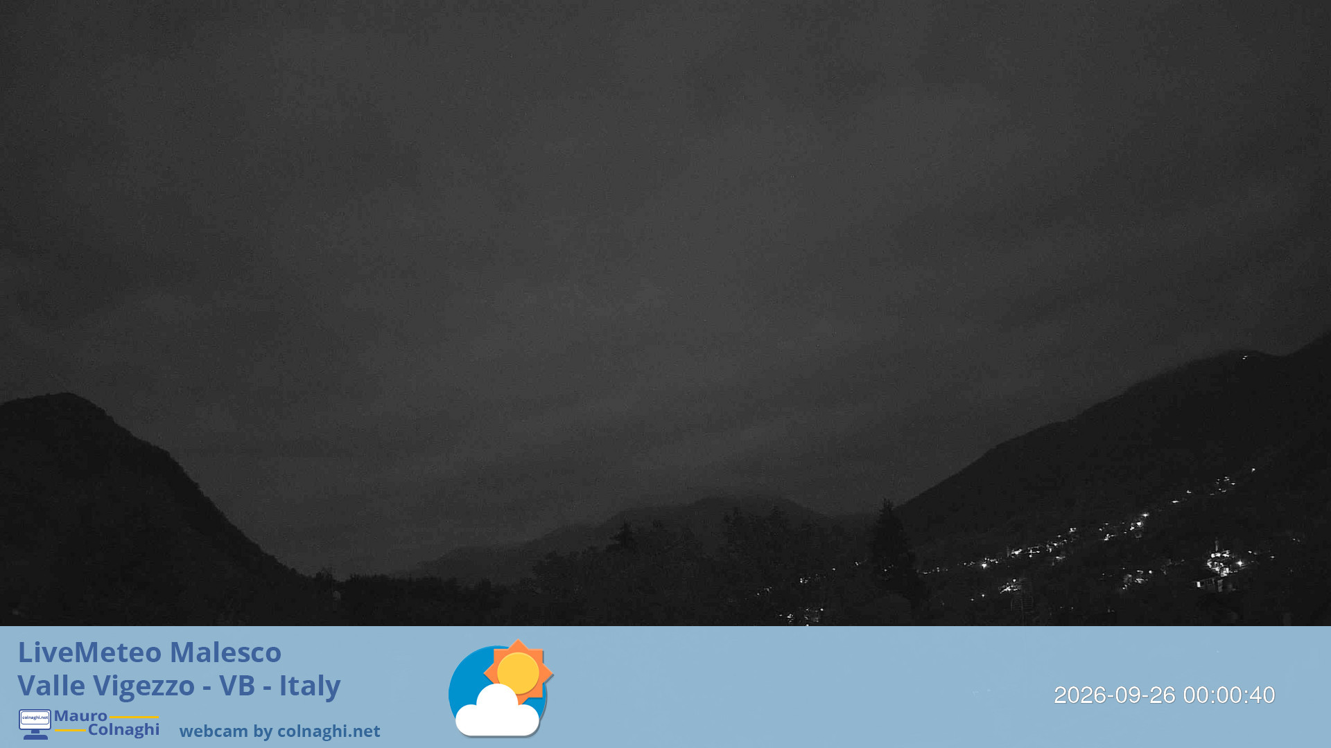 time-lapse frame, Malesco 2 webcam