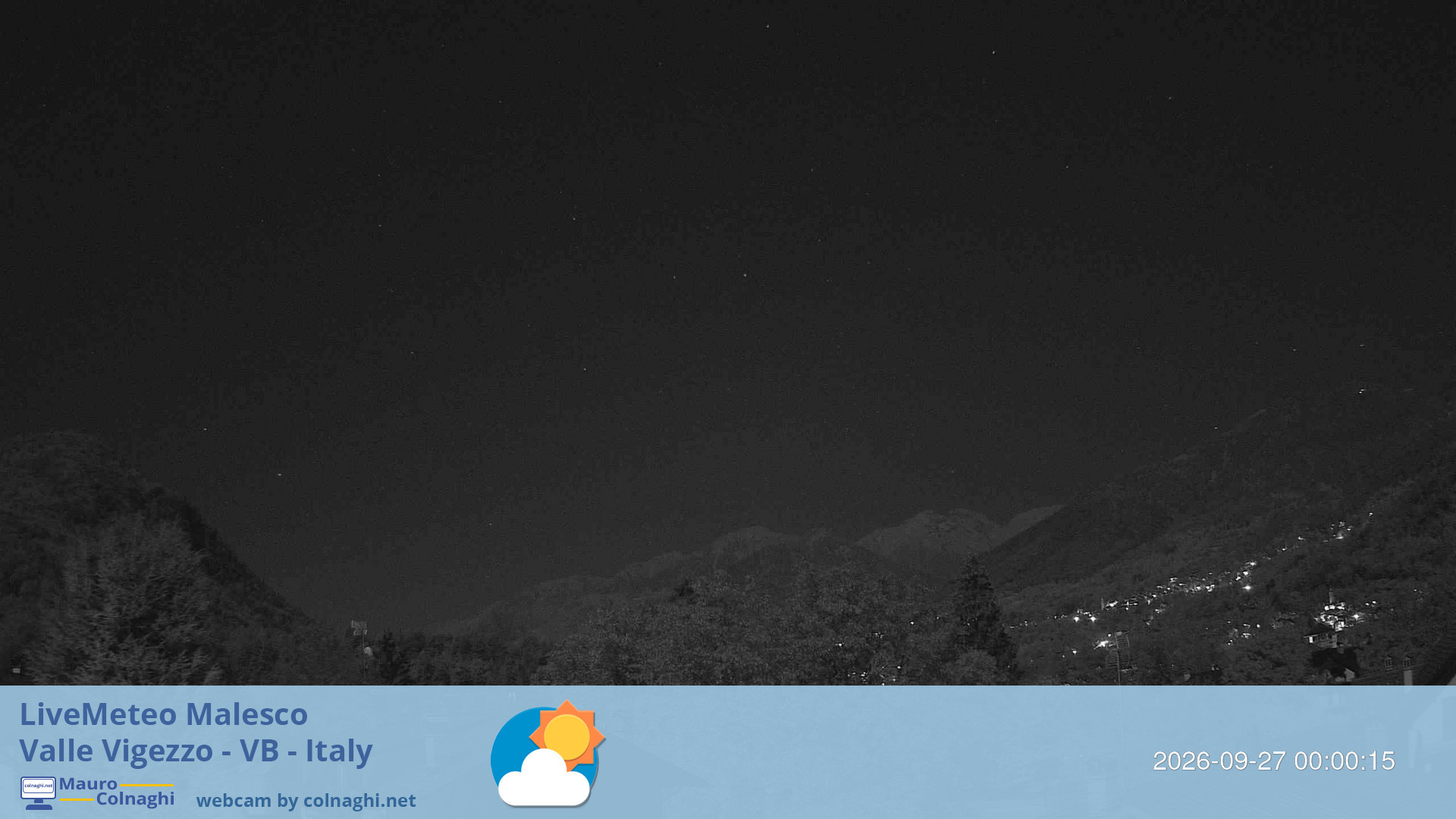 time-lapse frame, Malesco 2 webcam