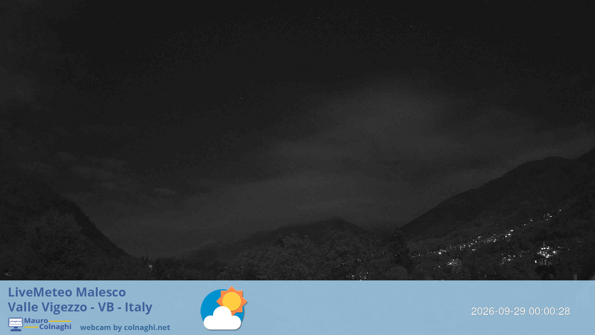time-lapse frame, Malesco 2 webcam