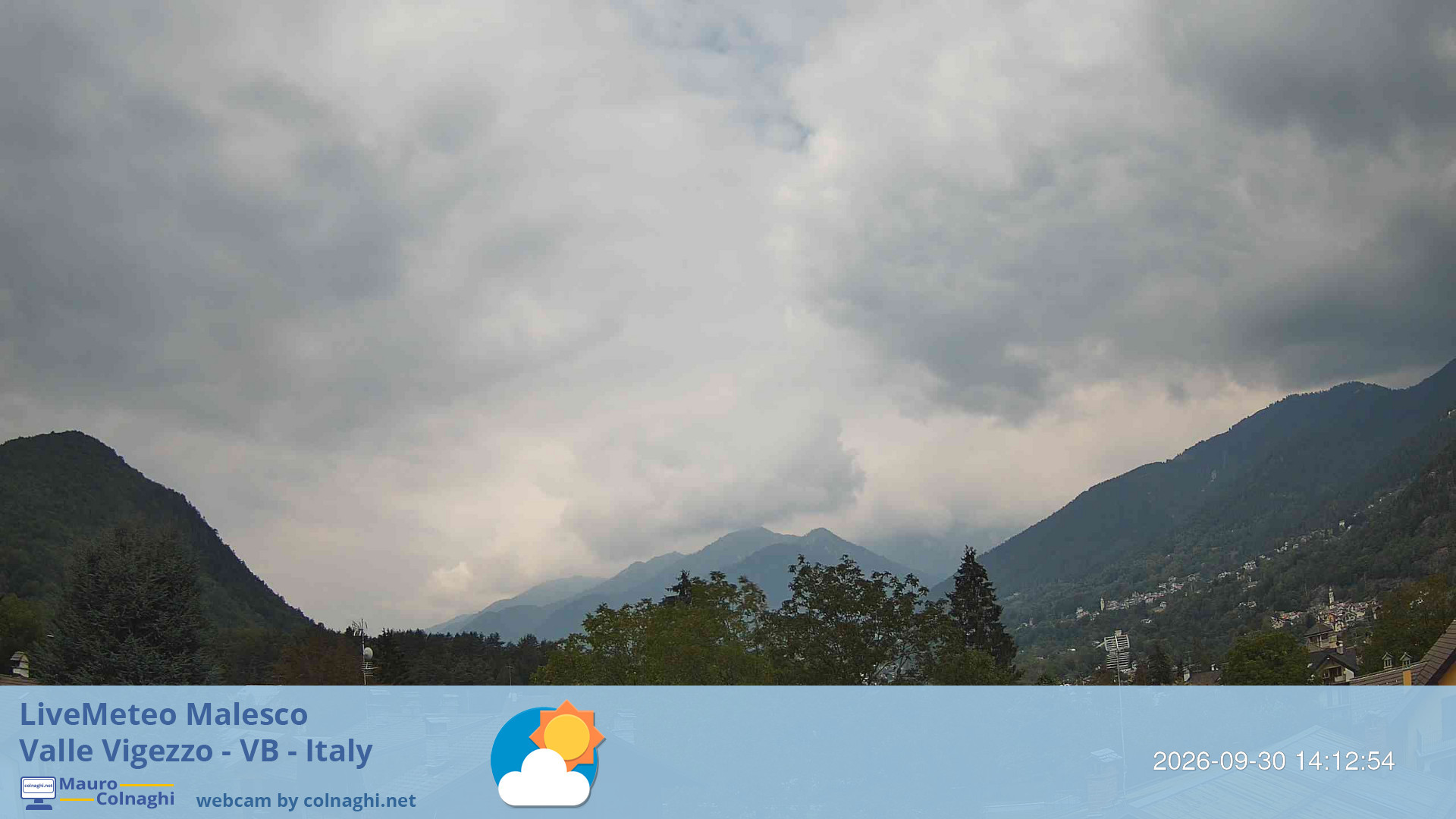 time-lapse frame, Malesco 2 webcam