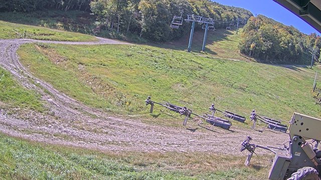 view from Sugarbush North Ridge Lift on 2026-09-11