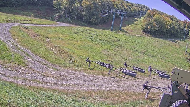 view from Sugarbush North Ridge Lift on 2026-09-15