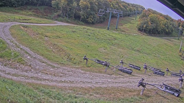 view from Sugarbush North Ridge Lift on 2026-09-16