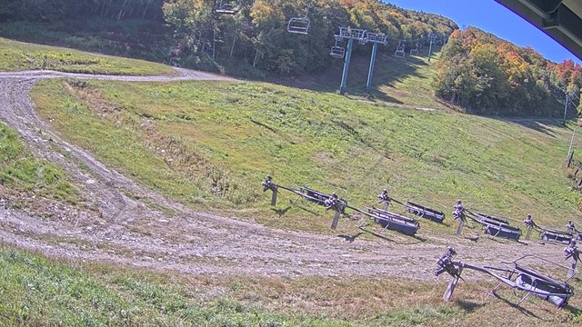 view from Sugarbush North Ridge Lift on 2026-09-23
