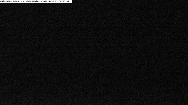 time-lapse frame, Palisades Tahoe Alpine Chalet webcam