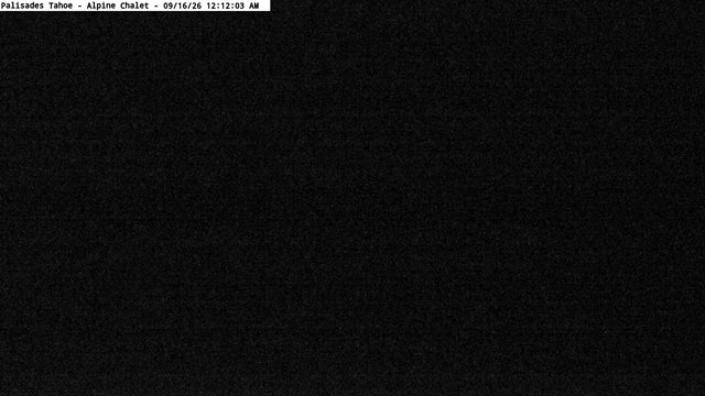 time-lapse frame, Palisades Tahoe Alpine Chalet webcam