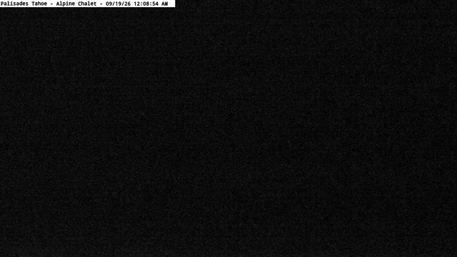 time-lapse frame, Palisades Tahoe Alpine Chalet webcam