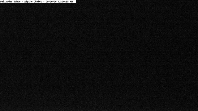 time-lapse frame, Palisades Tahoe Alpine Chalet webcam