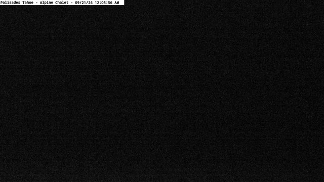 time-lapse frame, Palisades Tahoe Alpine Chalet webcam
