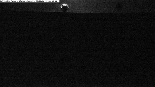 time-lapse frame, Palisades Tahoe Alpine Chalet webcam