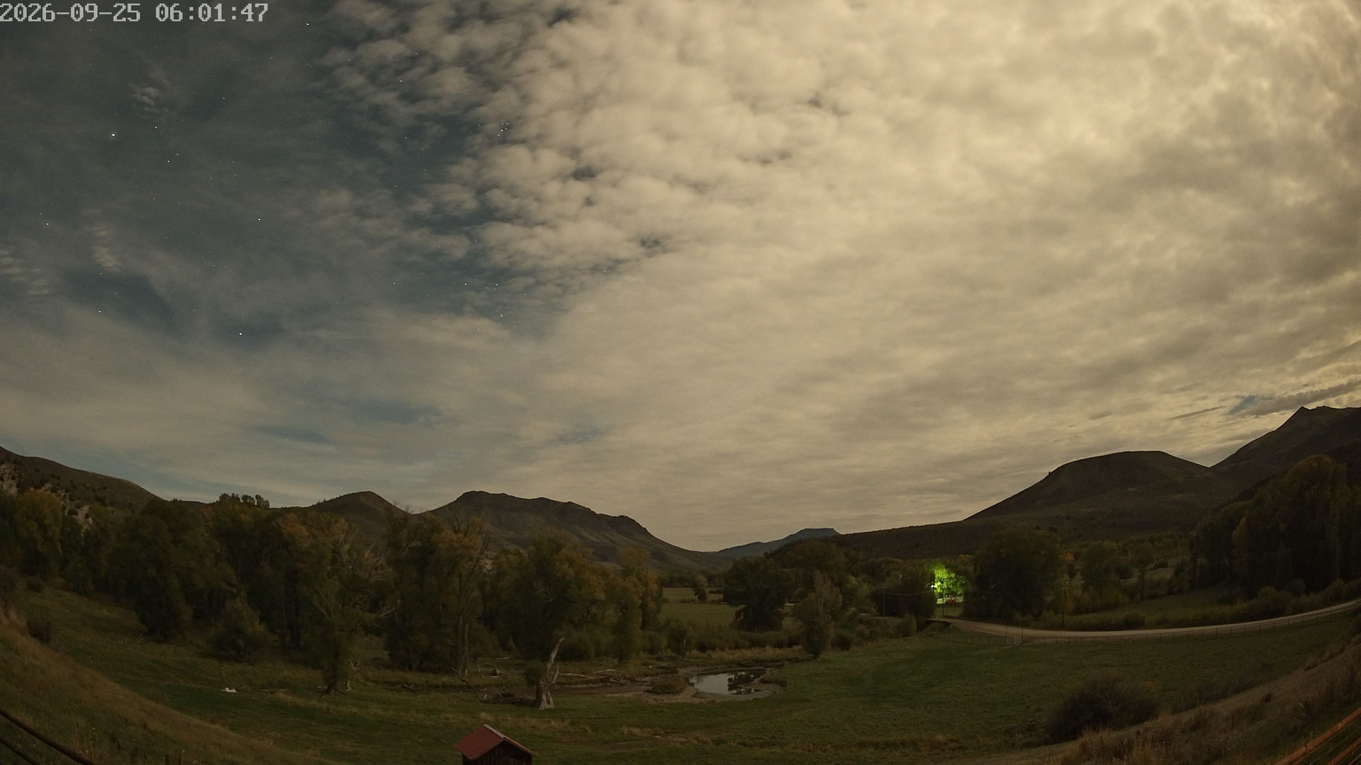 time-lapse frame, Sierra Madre Cam webcam