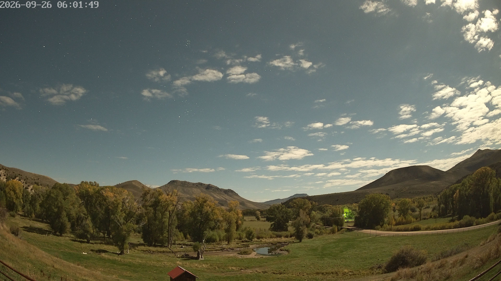 time-lapse frame, Sierra Madre Cam webcam