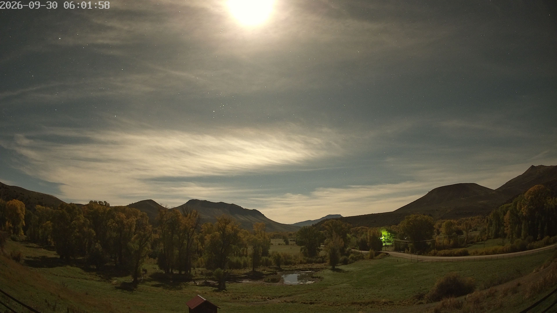 time-lapse frame, Sierra Madre Cam webcam