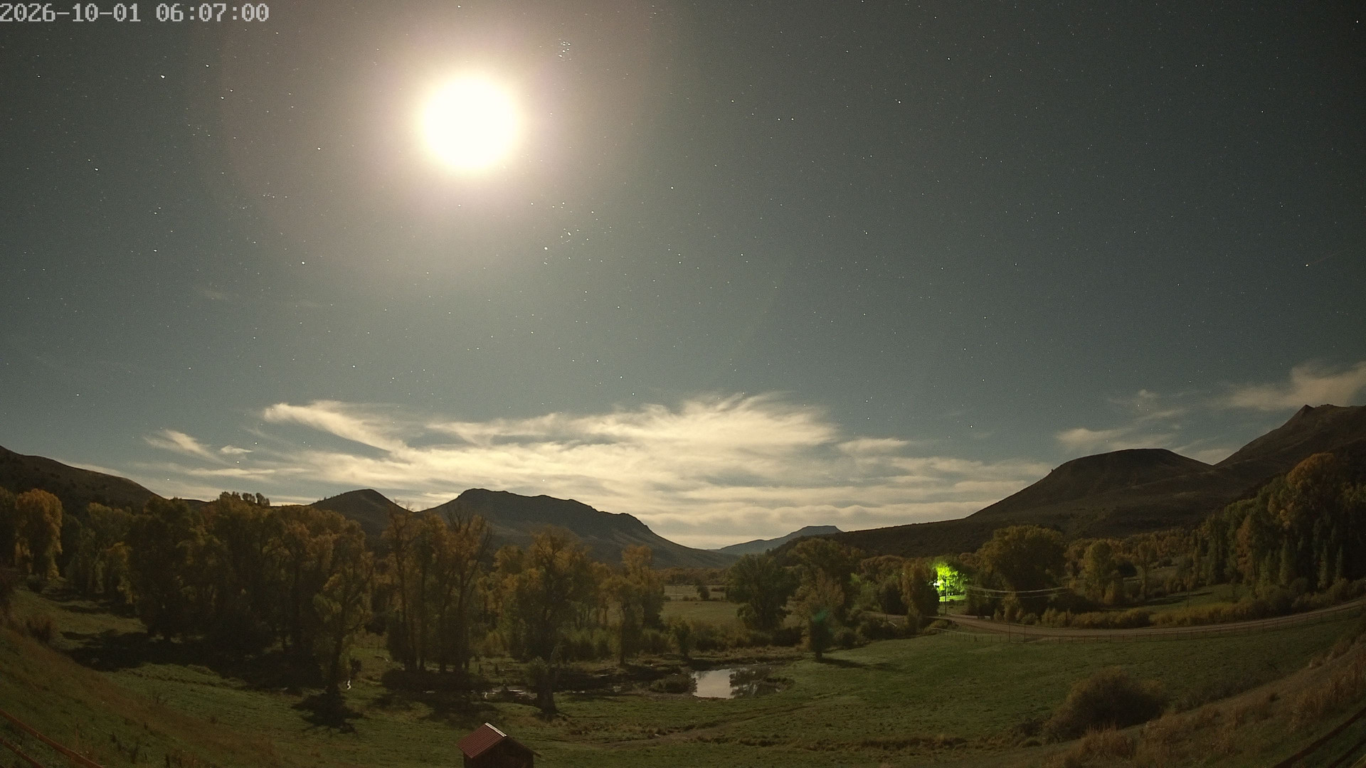 time-lapse frame, Sierra Madre Cam webcam