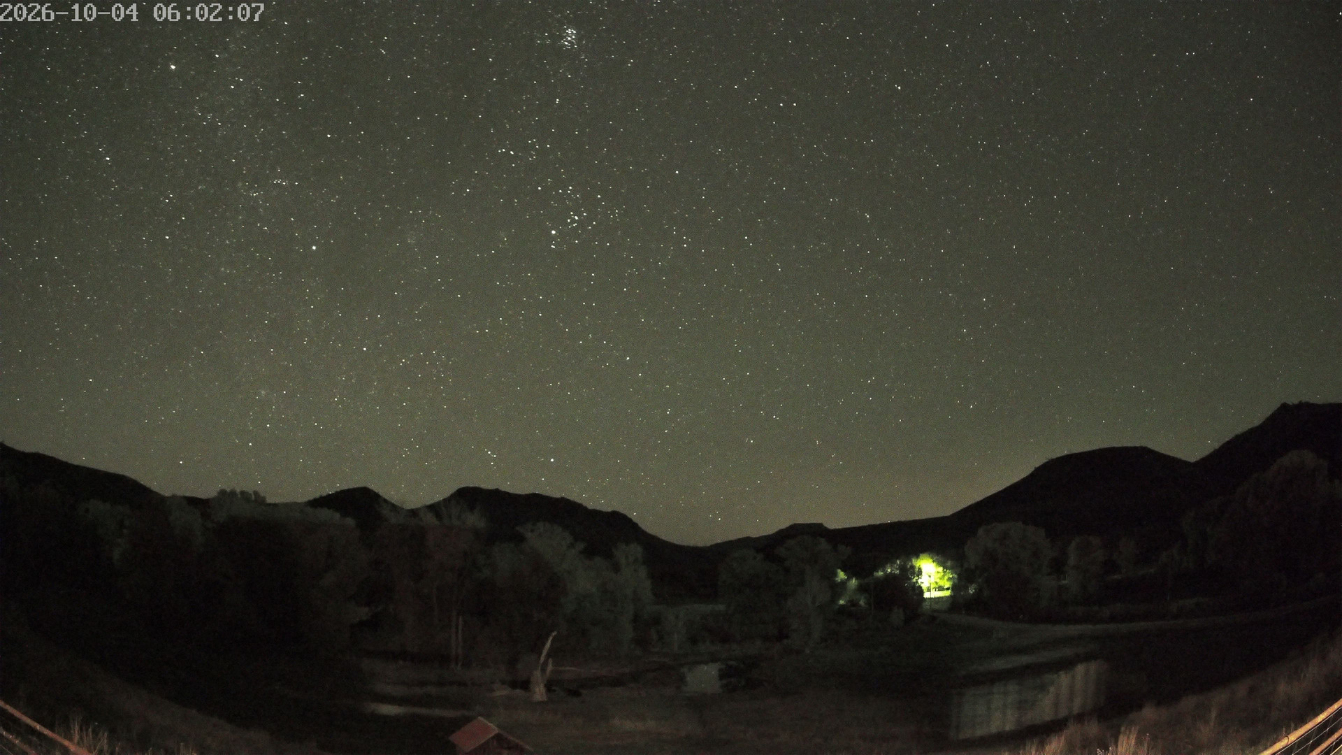 time-lapse frame, Sierra Madre Cam webcam