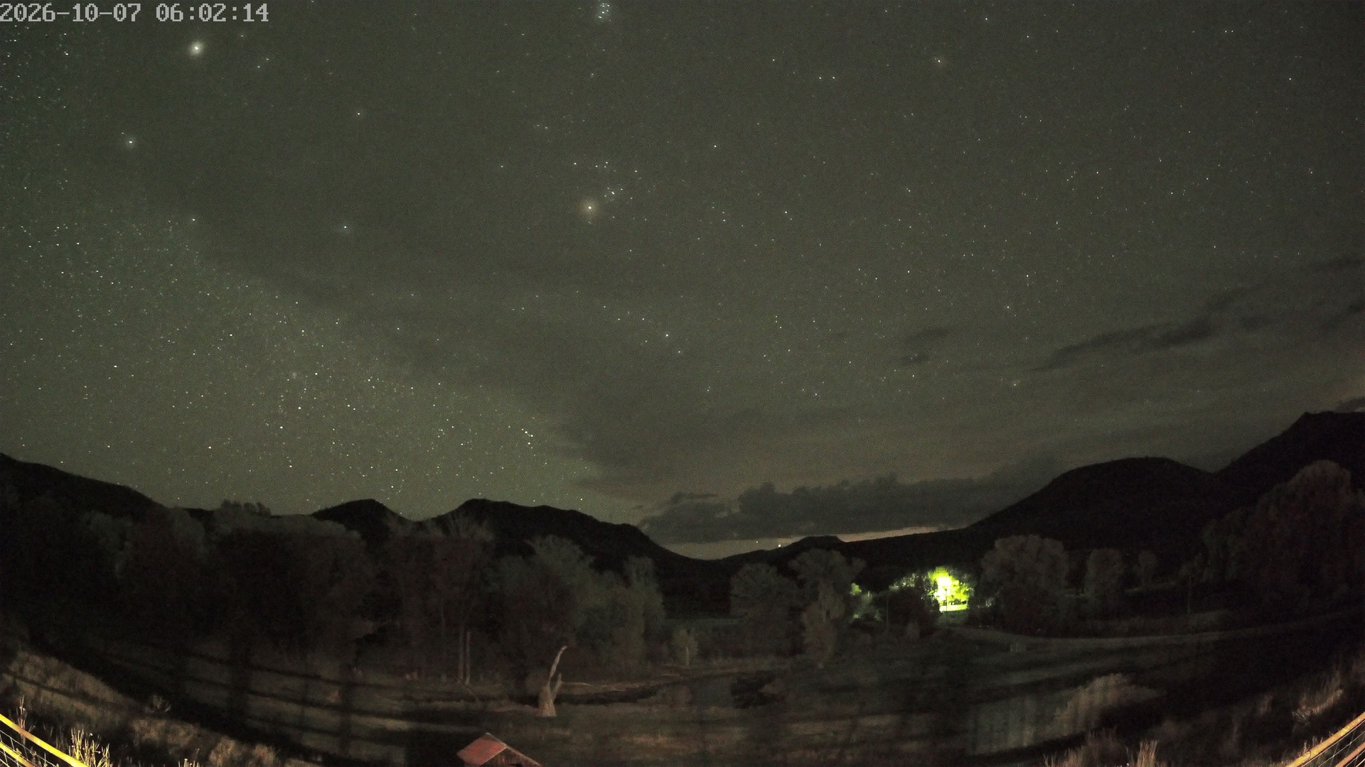 time-lapse frame, Sierra Madre Cam webcam