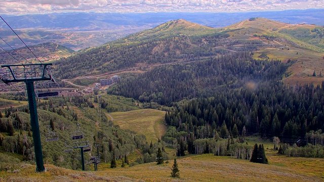 view from Deer Valley Empire Canyon Lodge on 2026-09-07