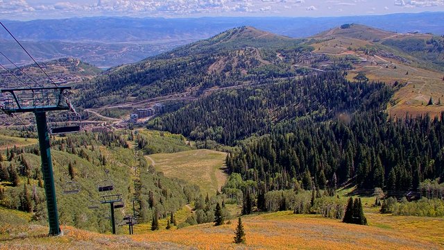 view from Deer Valley Empire Canyon Lodge on 2026-09-12